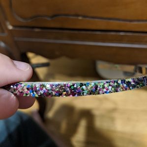 Rainbow sequin thin headband